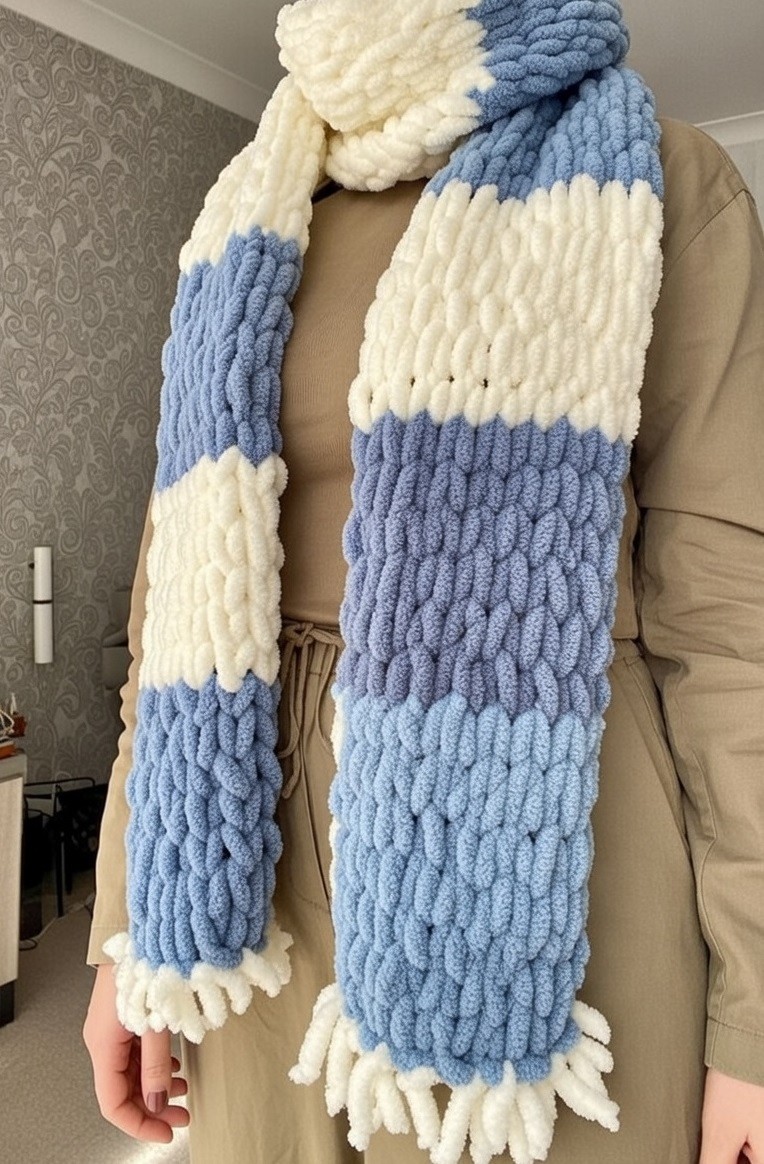 Что связать из плюшевой пряжи начинающему — фото 9 Что связать из плюшевой пряжи начинающему — фото 9