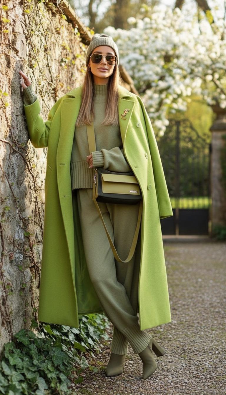 С какими цветами носить зеленый: тренды и стильные сочетания — фото 20