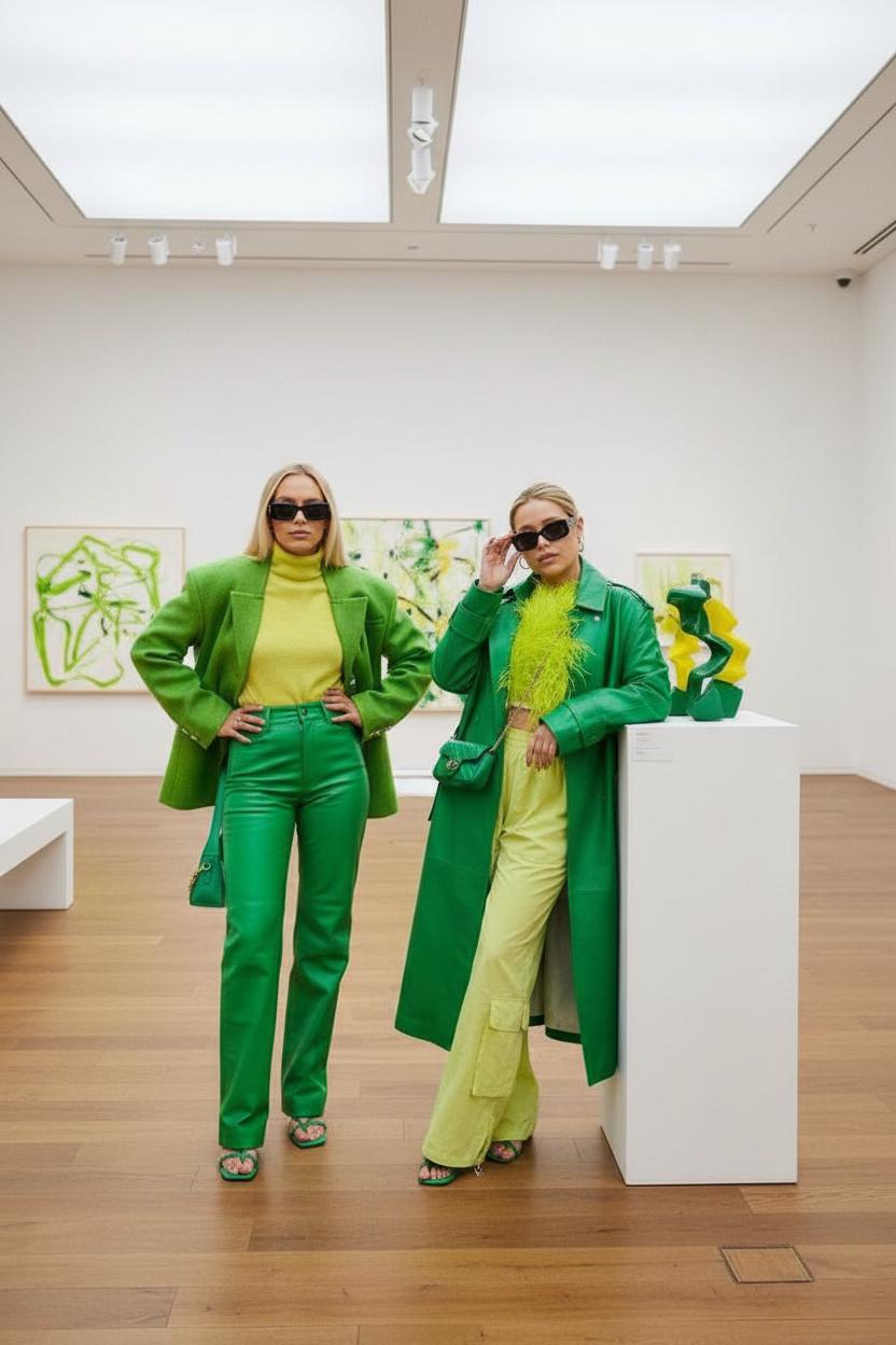 С какими цветами носить зеленый: тренды и стильные сочетания — фото 2