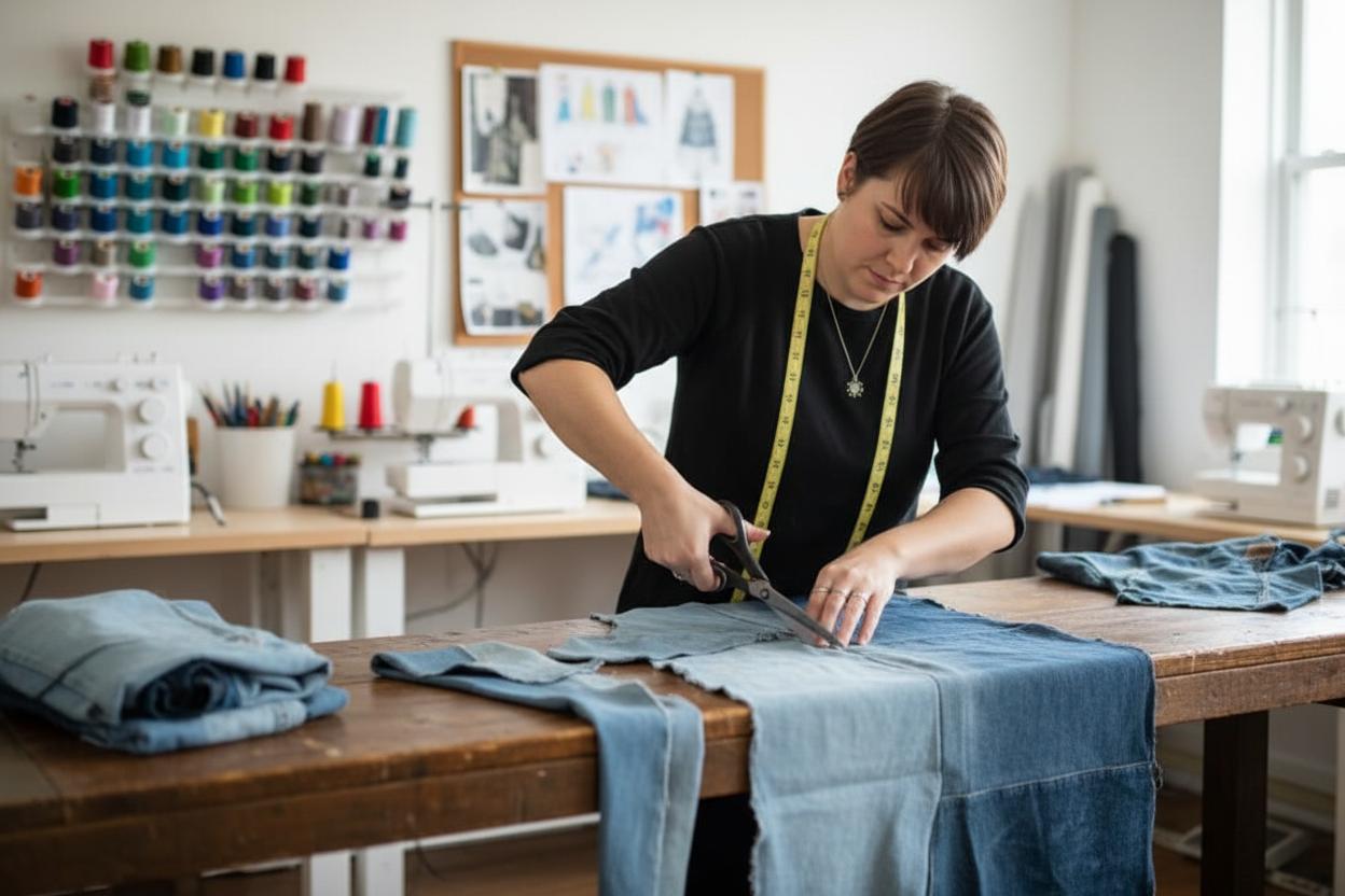 Что можно сшить из старых джинсов — фото 8 Что можно сшить из старых джинсов — фото 8