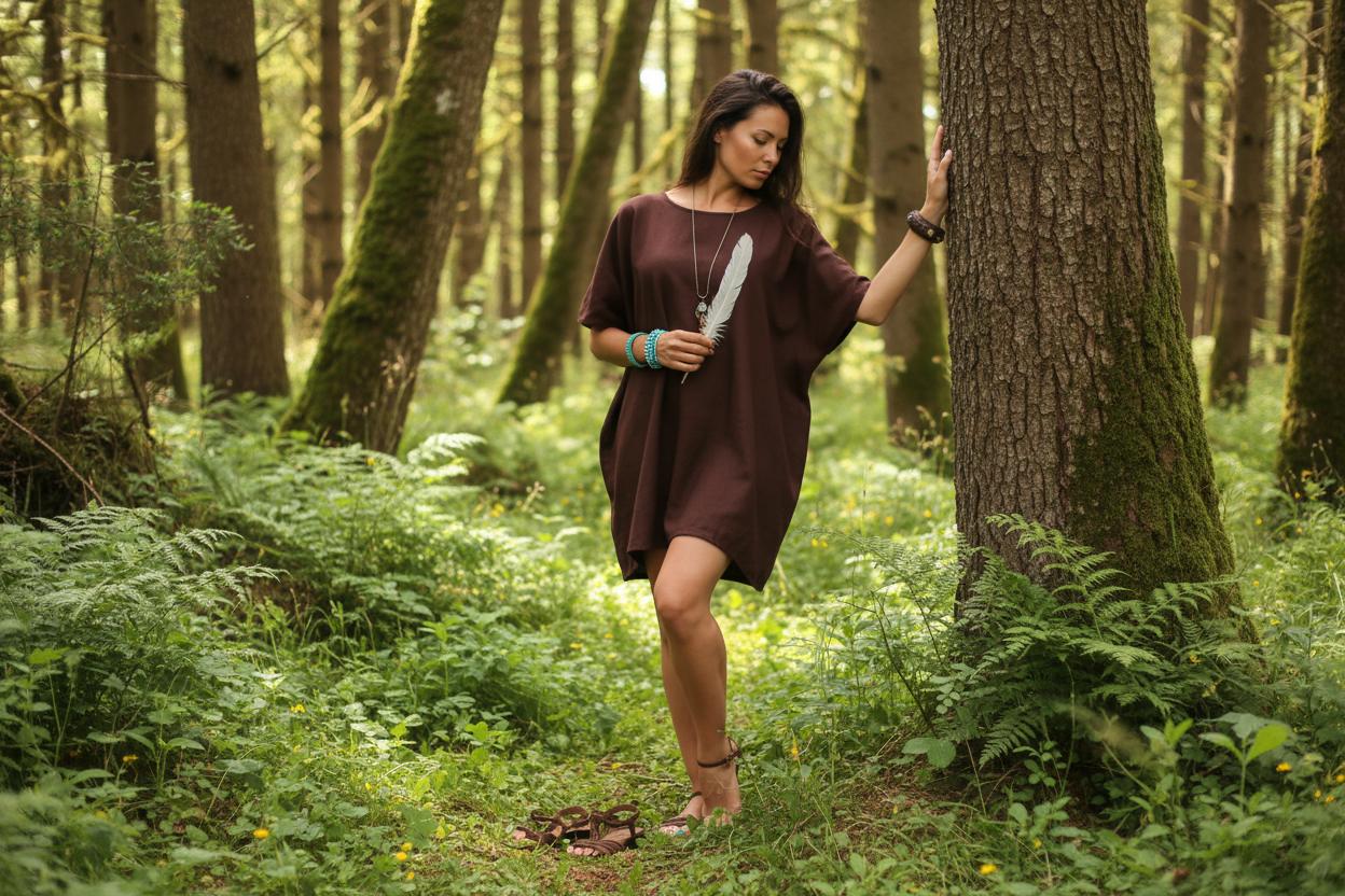 Какой цвет сочетается с коричневым в одежде — фото 9