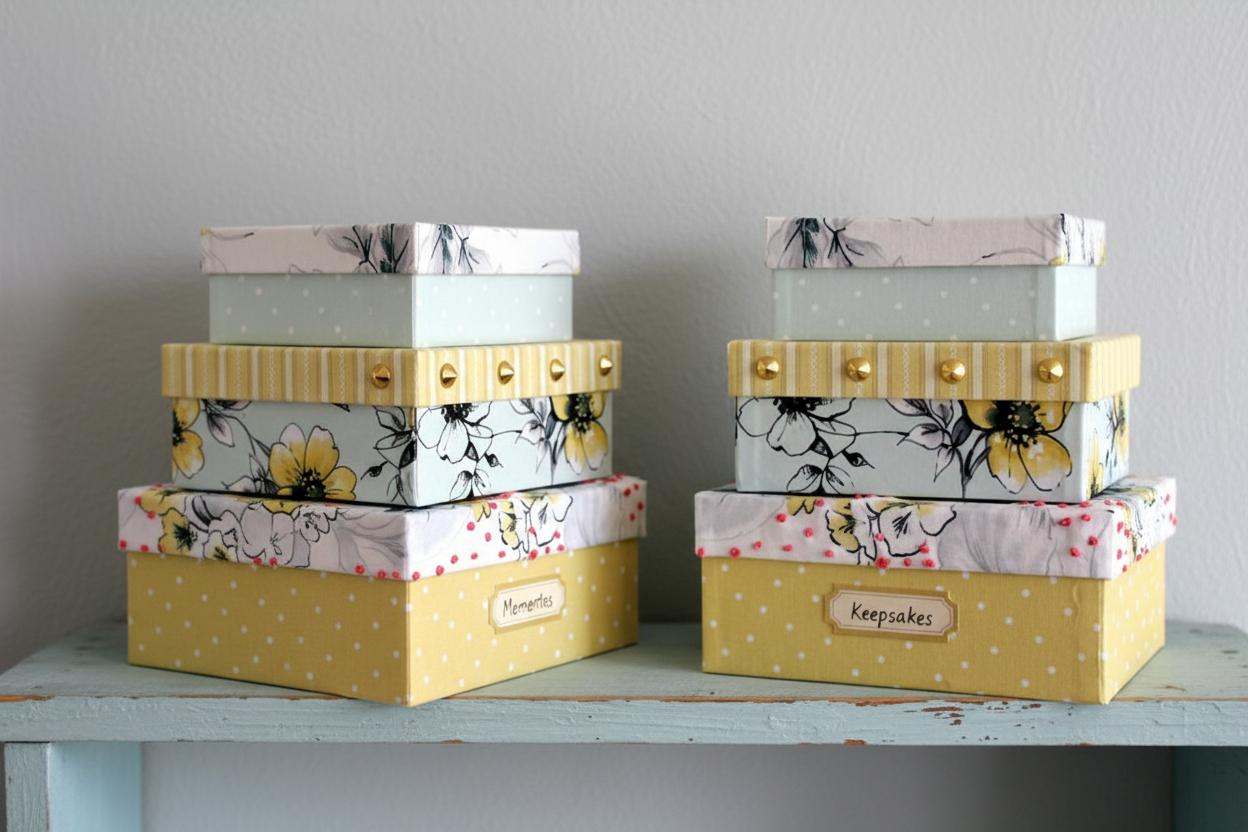 Как обшить коробку тканью своими руками: пошаговая инструкция, советы и идеи — фото 3