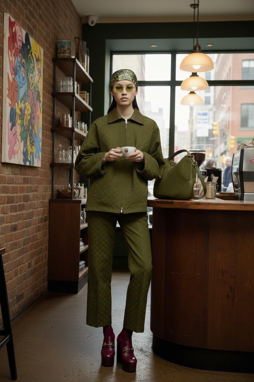 С какими цветами носить зеленый: тренды и стильные сочетания — фото 16