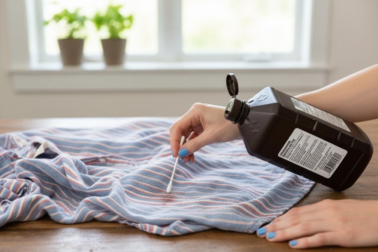 Выведение пятен перекисью водорода — фото 3