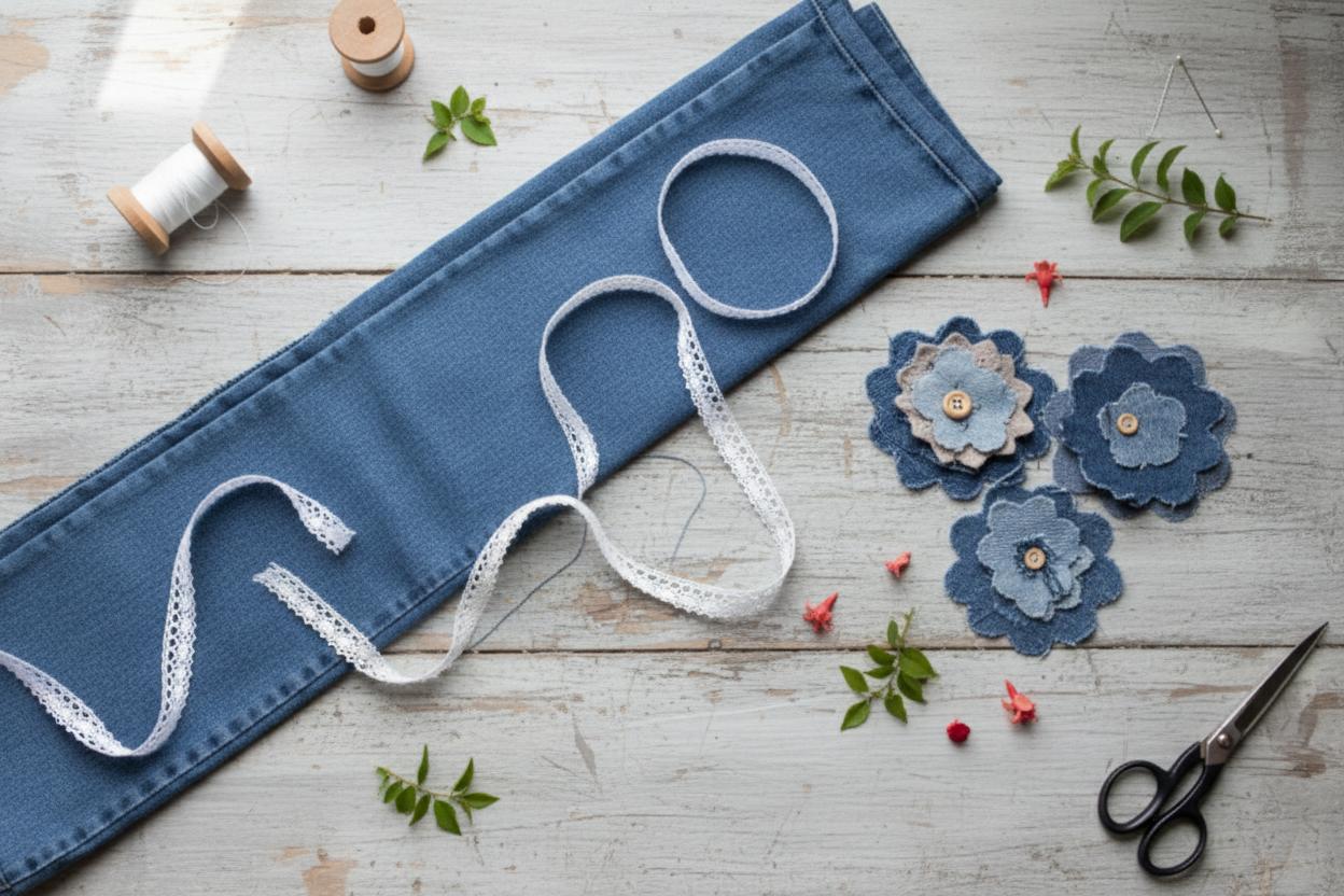 Что можно сшить из старых джинсов — фото 2 Что можно сшить из старых джинсов — фото 2