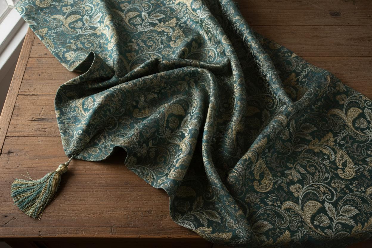 Описание свойств ткани жаккард: состав, применение и уход — фото 3 Описание свойств ткани жаккард: состав, применение и уход — фото 3