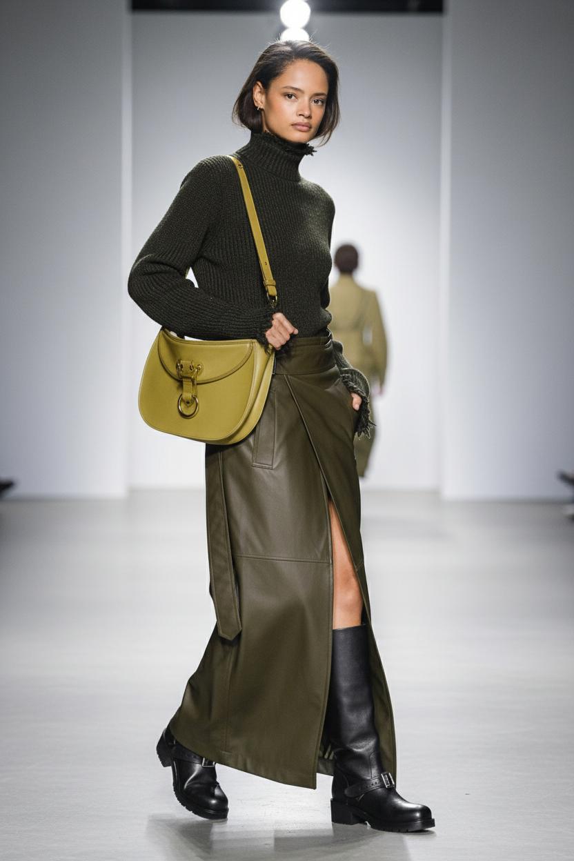 С чем носить юбку миди в 2025: модные образы, советы стилистов и антитренды — фото 13