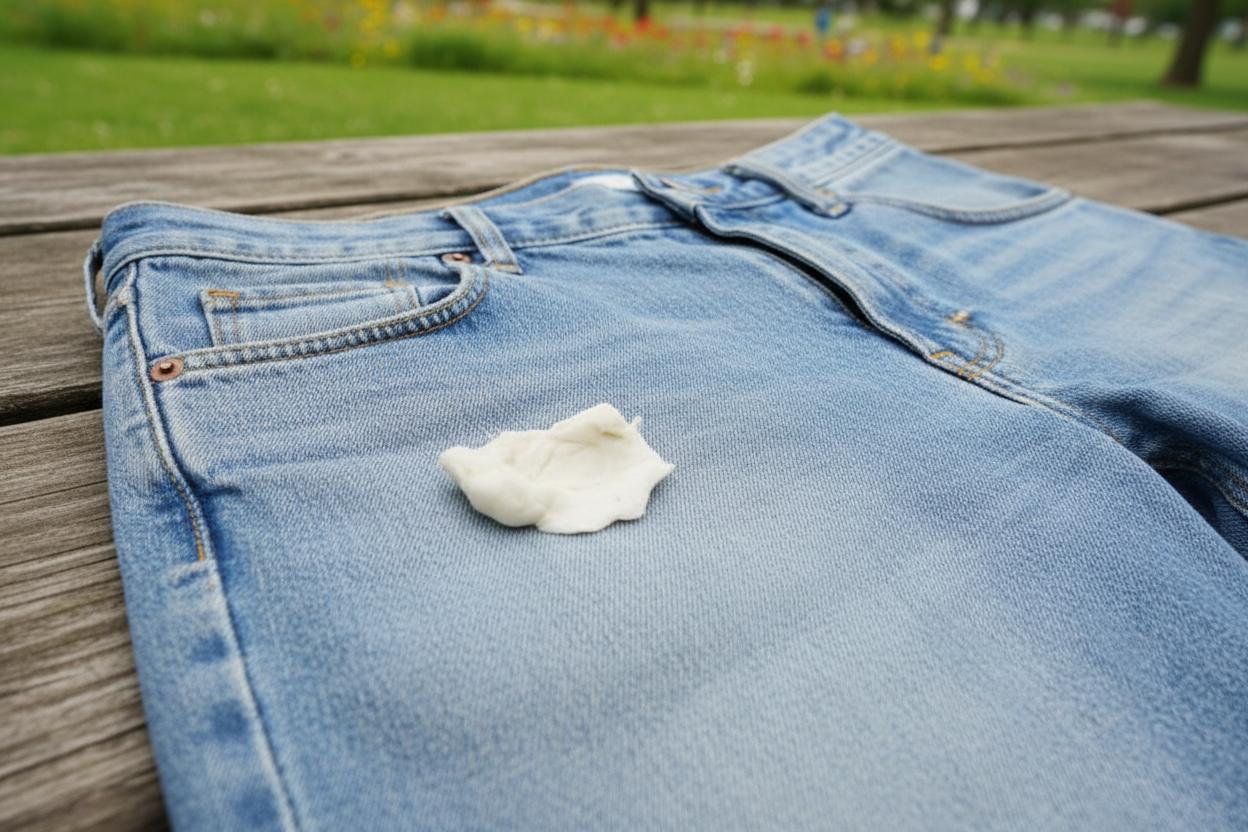 Как убрать жвачку с брюк, проверенные способы для выведения — фото 3