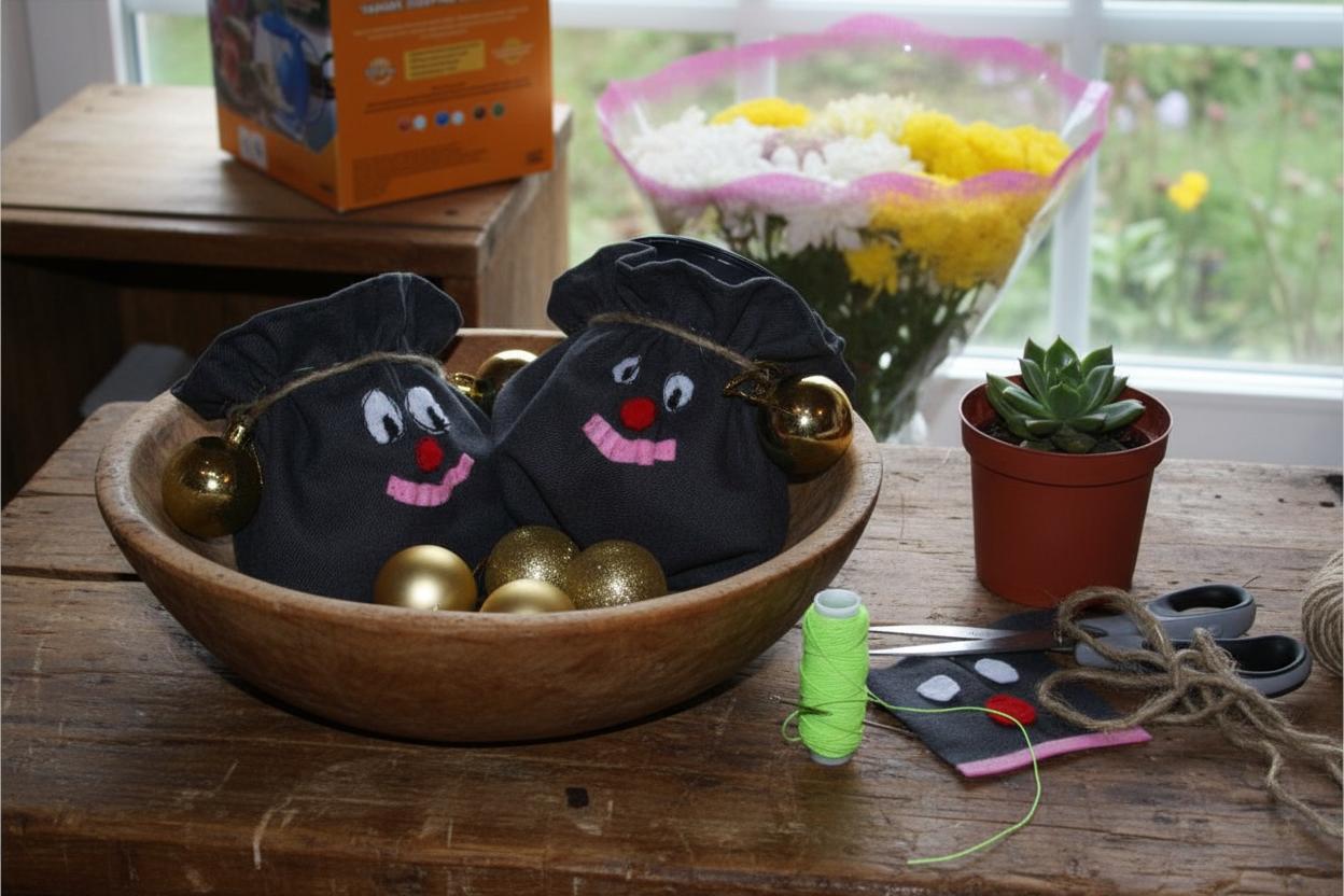 Подарочные новогодние мешочки для конфет — фото 3