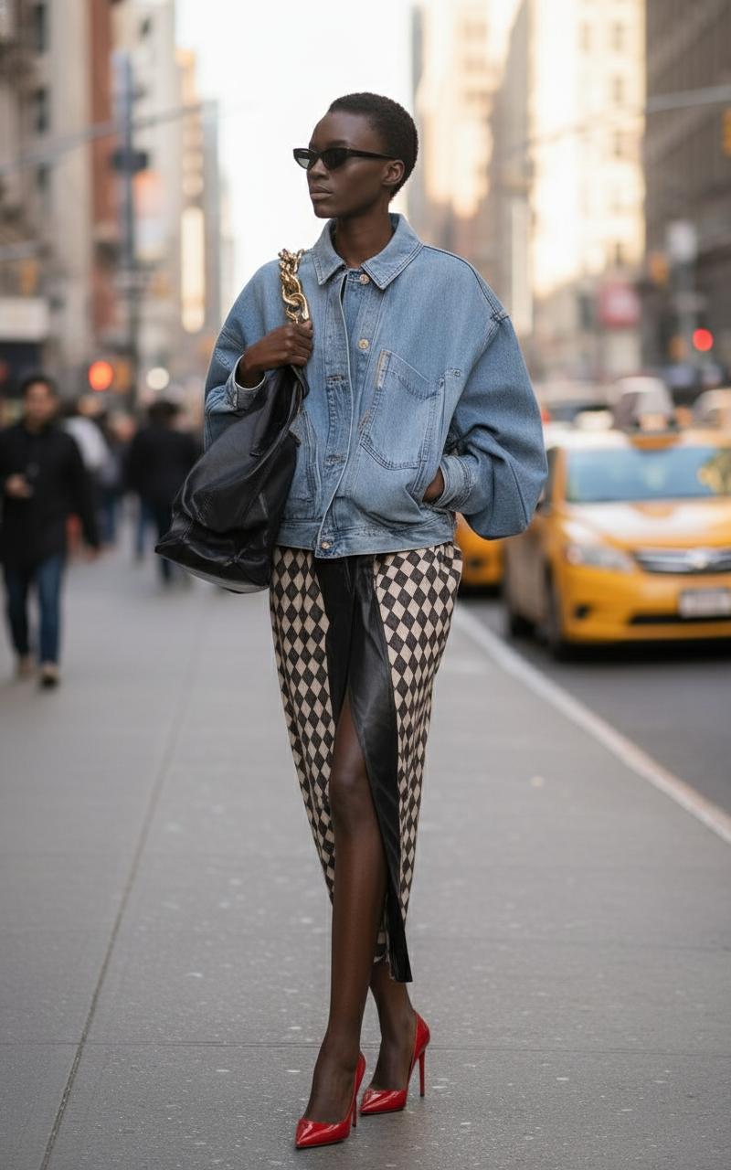 С чем носить юбку миди в 2025: модные образы, советы стилистов и антитренды — фото 5