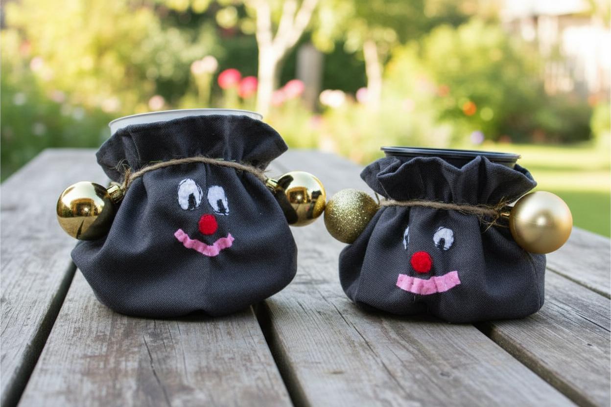 Подарочные новогодние мешочки для конфет — фото 7