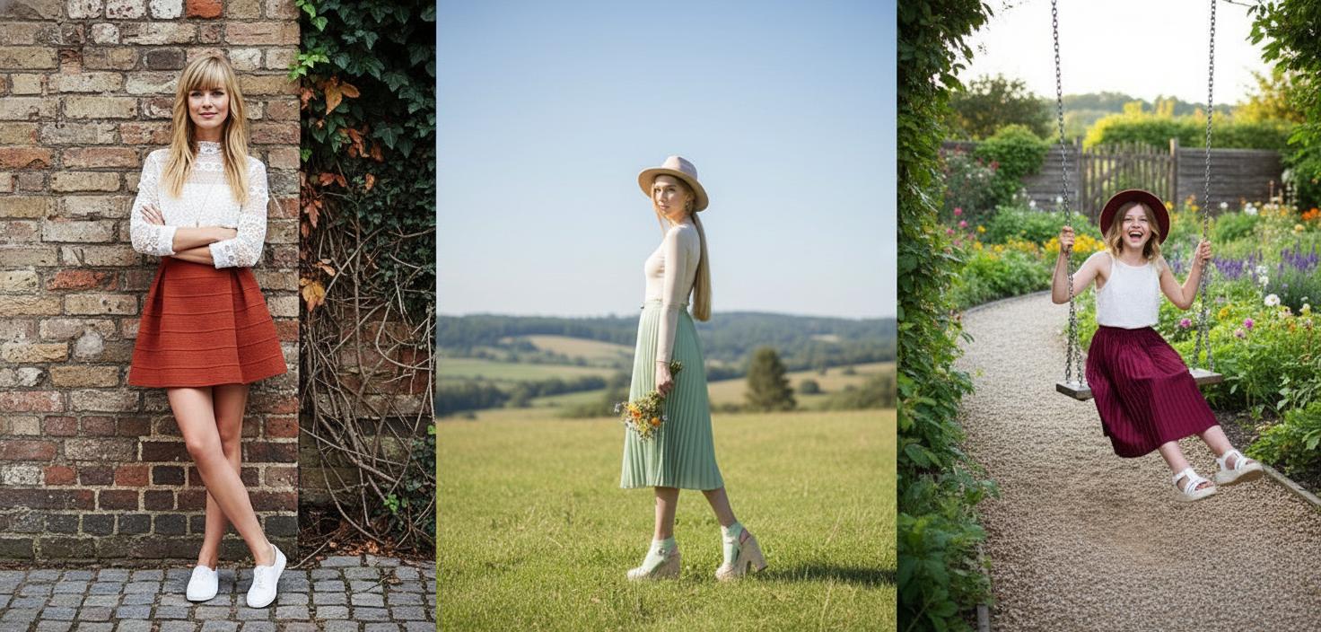 С чем носить юбку плиссе — фото 9