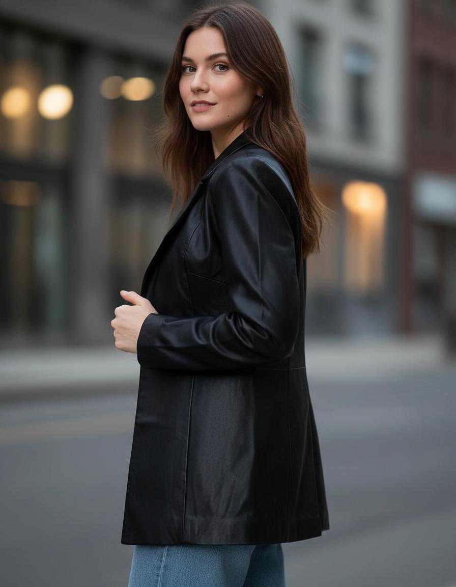 Модная женская кожаная куртка, топовые тренды сезона 2022: с чем носить, как освежить — фото 4