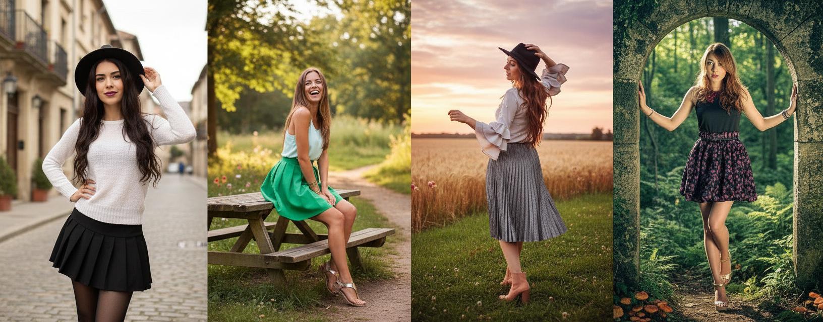 С чем носить юбку плиссе — фото 5