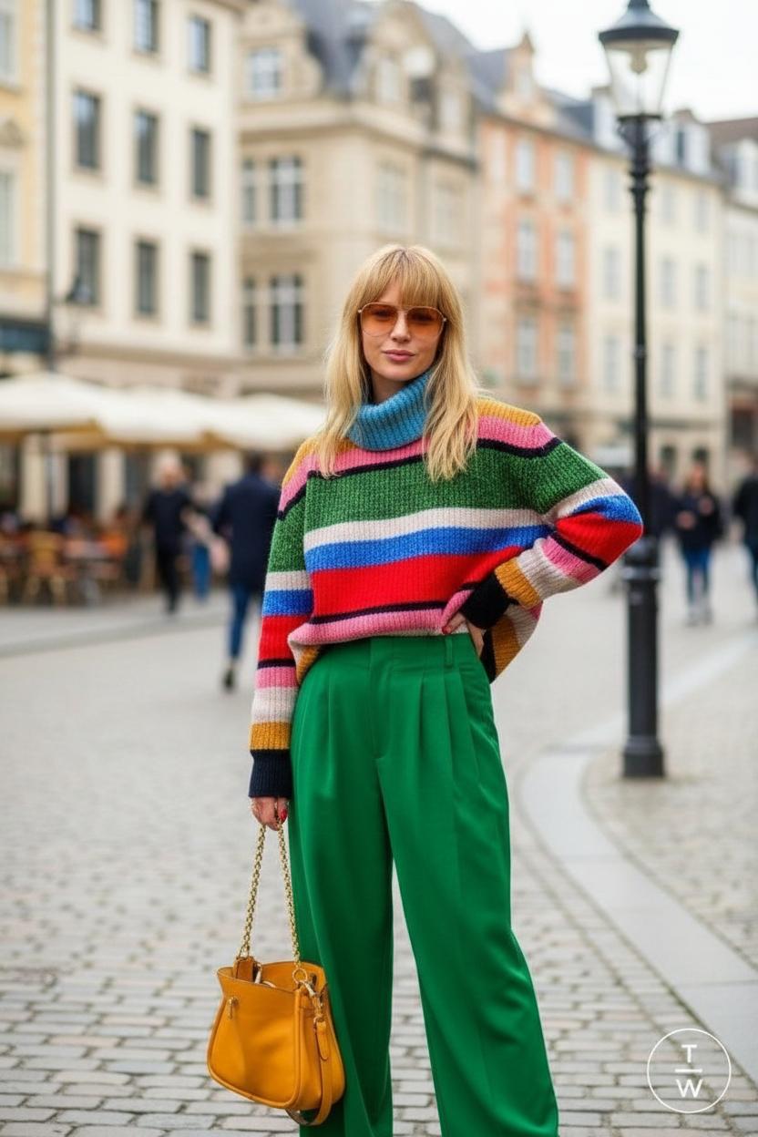 С какими цветами носить зеленый: тренды и стильные сочетания — фото 22