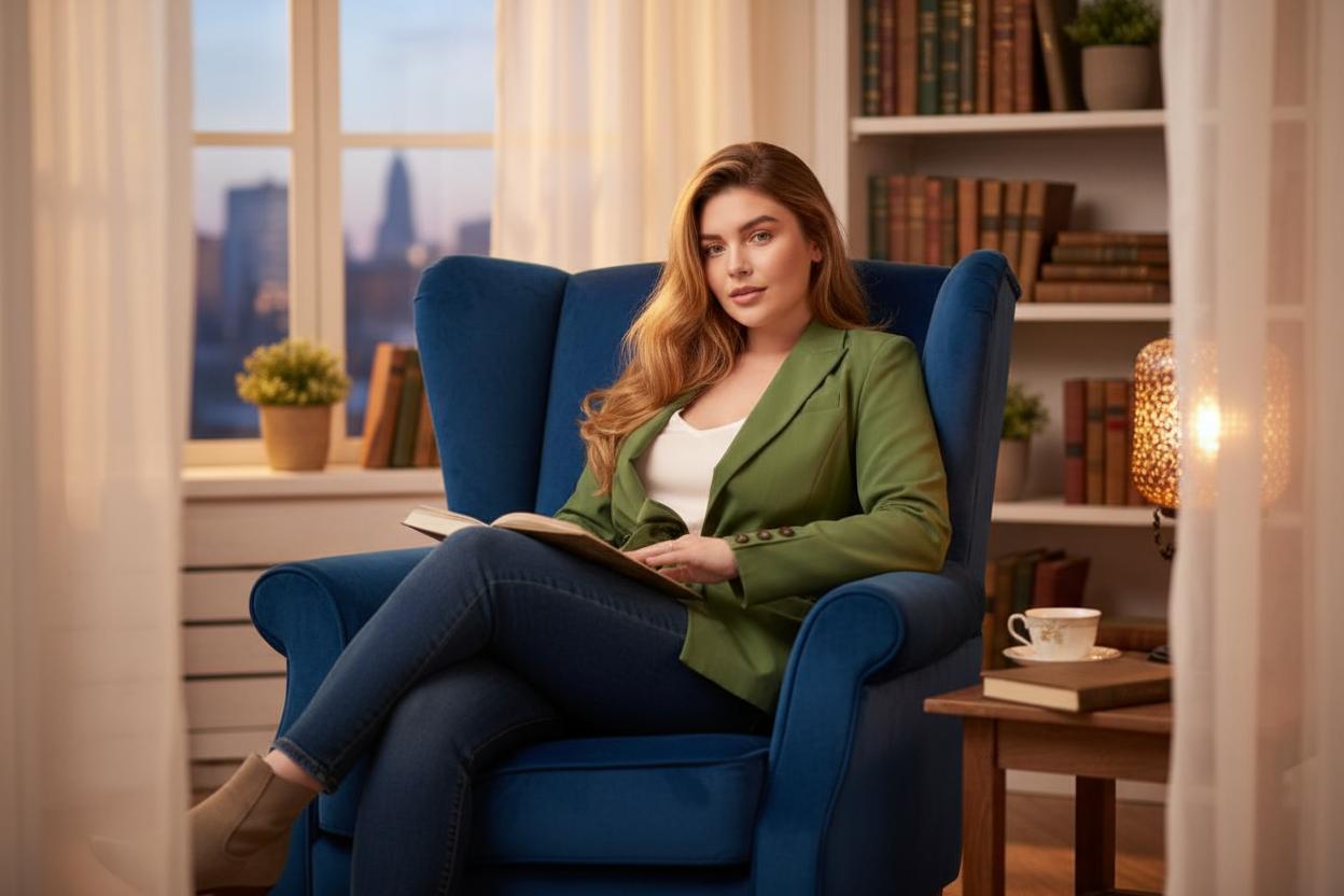 С чем сочетается оливковый цвет в одежде — фото 6