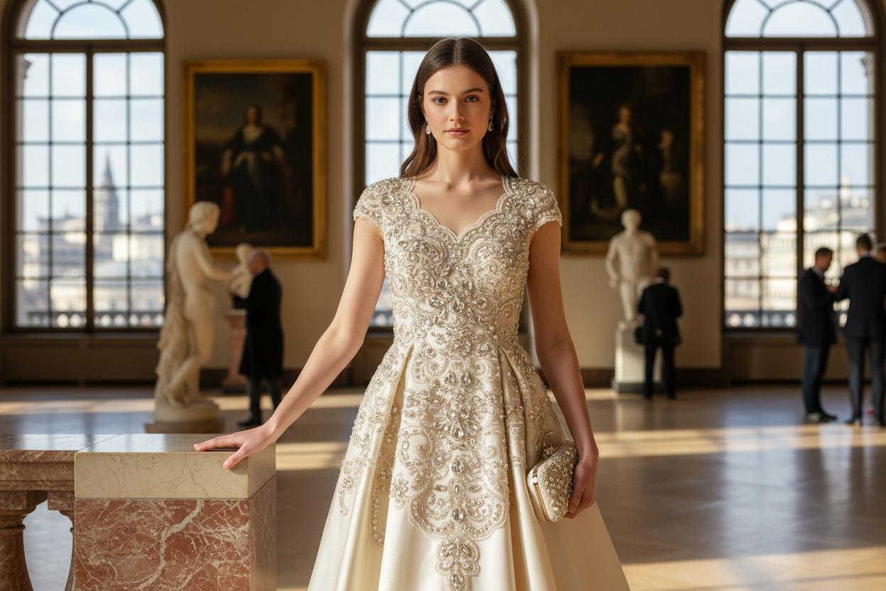 Из какой ткани сшить новогоднее платье: 15 стильных выкроек — фото 7