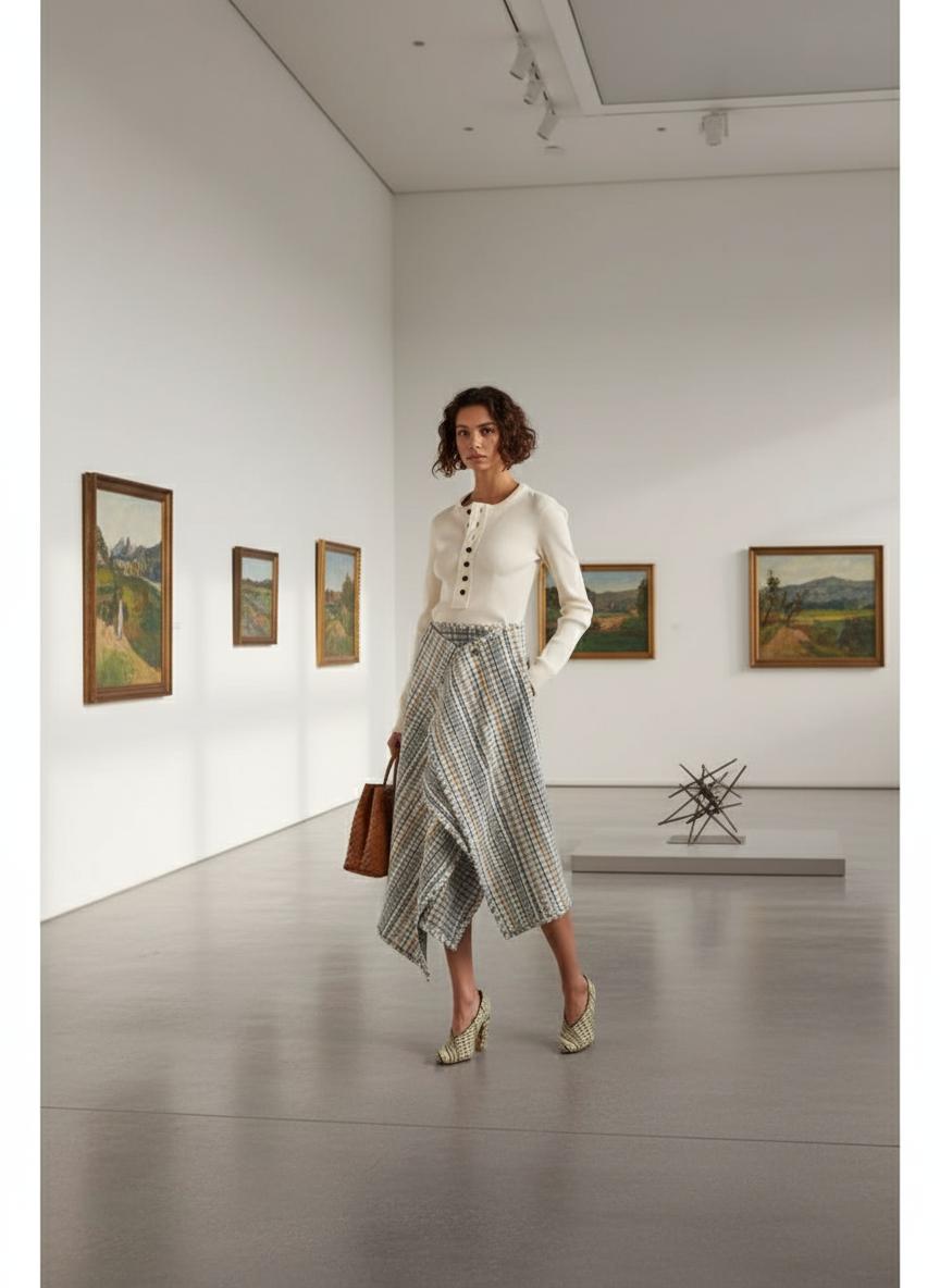 С чем носить юбку миди в 2025: модные образы, советы стилистов и антитренды — фото 3