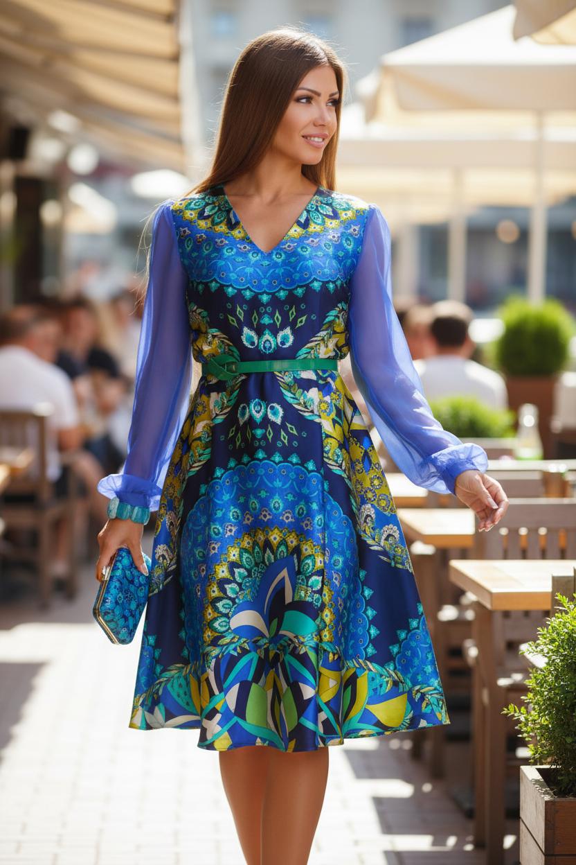 Что сшить на лето из шёлка: модные фасоны платьев — фото 6