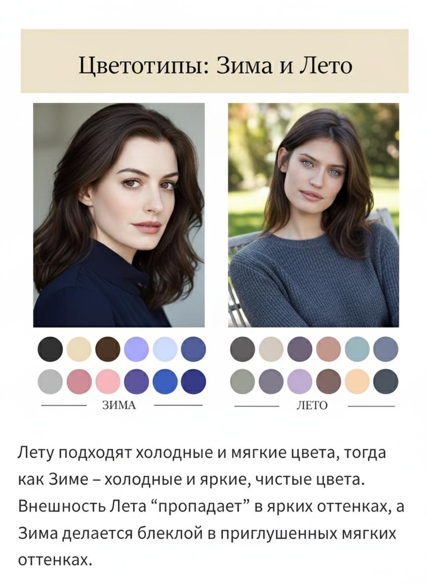 Цветотип Зима — как определить и что носить: полный гид — фото 13 Цветотип Зима — как определить и что носить: полный гид — фото 13