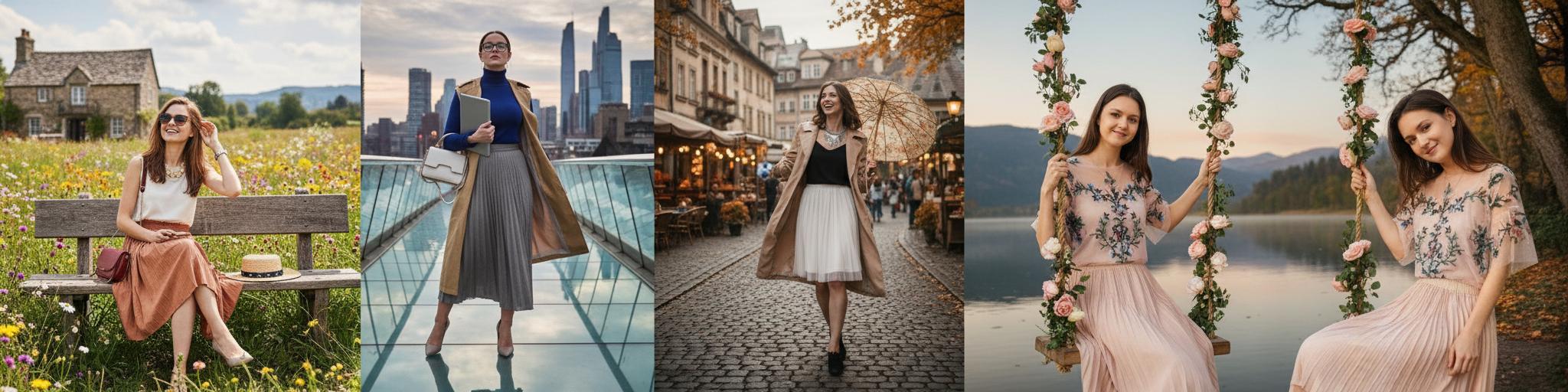 С чем носить юбку плиссе — фото 3