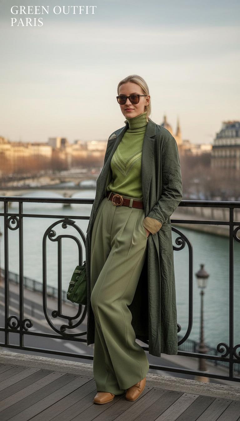 С какими цветами носить зеленый: тренды и стильные сочетания — фото 29