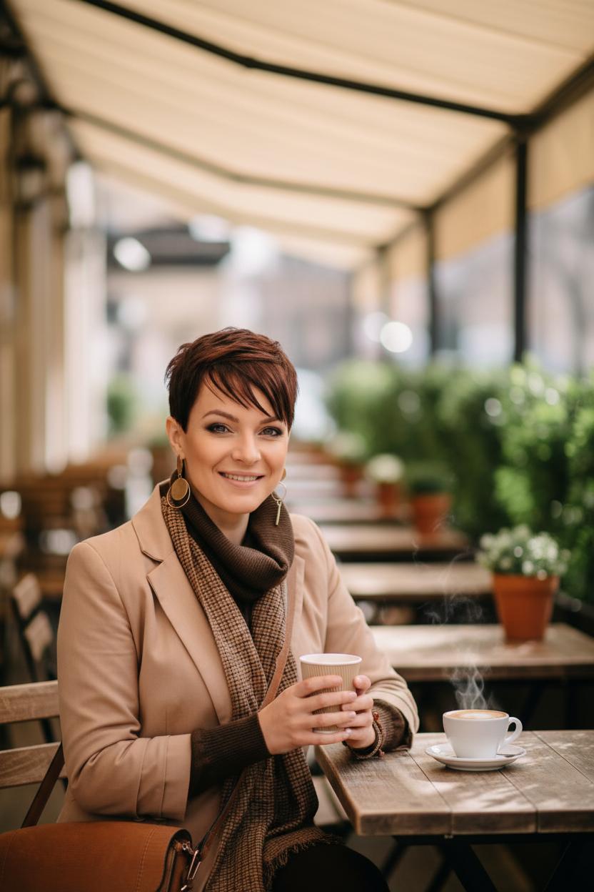 Какой цвет сочетается с коричневым в одежде — фото 8