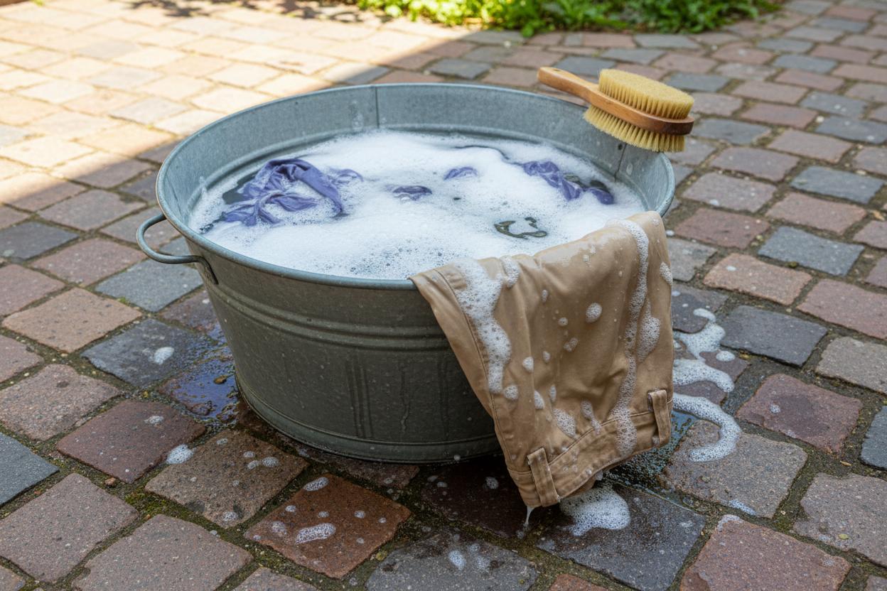 Как отстирать мазут с одежды — фото 8