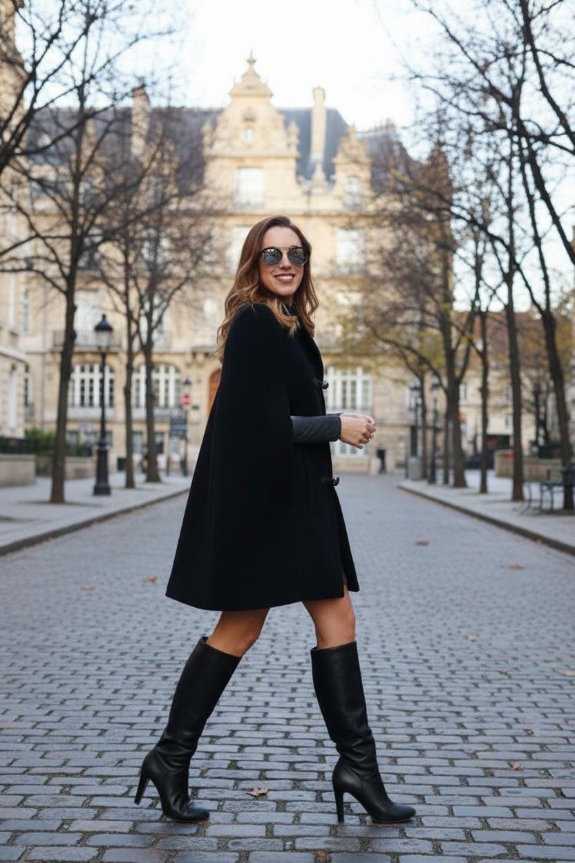 С чем носить кейп? Лучшие образы от стилистов — фото 5