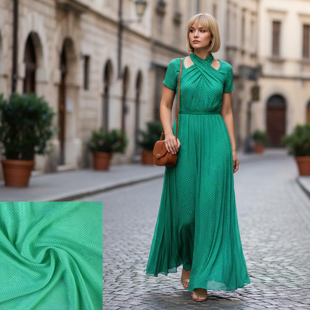 Креп-шифон – характеристики и состав ткани — фото 8