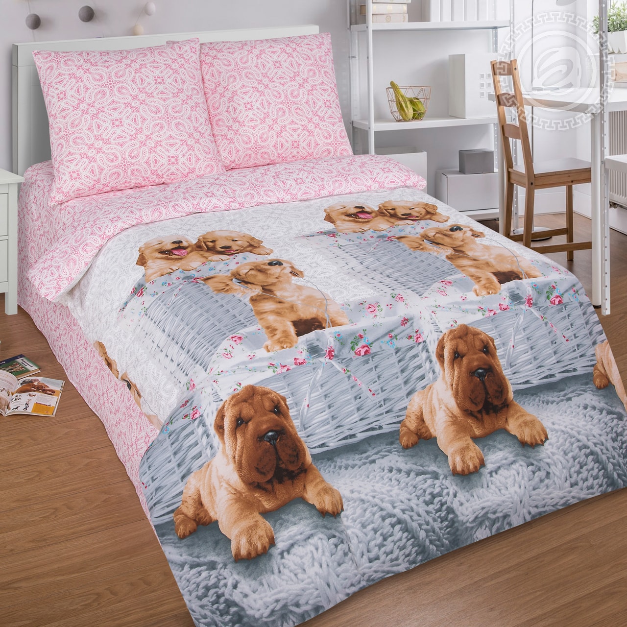 Постельное Белье Собаки Купить